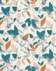 Kravet AKIRA GINGER/TEAL/OLIVE