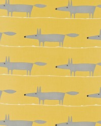 Mr Fox NMEL120070 SCN Sunflower/gull/chalk by  Naugahyde 