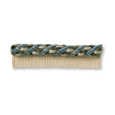Kravet Trim Cord W/lip T30366 516 Cord in WESLEY MANCINI COLLECTION Blue -  Blend Blue Trims  Cord  Fabric