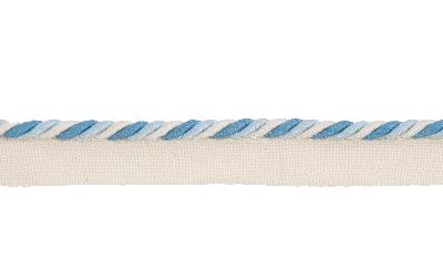 Kravet Trim Peconic T30595 515 Delphinium Cord Blue -  Blend Blue Trims  Cord  Fabric