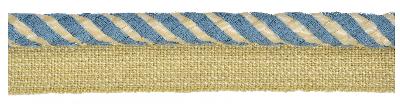 Kravet Trim Raffia Cord T30608 335 Turquoise Cord Beige -  Blend Beige Trims  Cord  Fabric