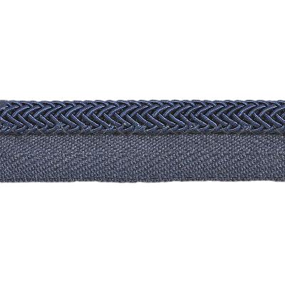 Kravet Trim Electric Edge T30646 55 Water Front Cord in JONATHAN ADLER UTOPIA Blue -  Blend Blue Trims  Cord  Fabric