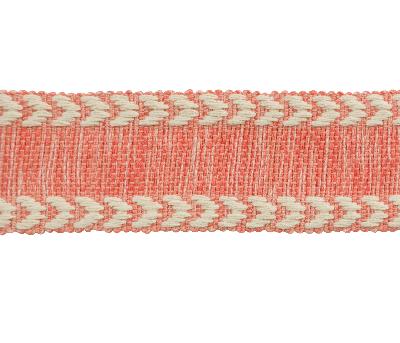 Kravet Trim Suraj T30683 2416 Coral Braid in ECHO HEIRLOOM INDIA TRIM COLLECTION -  Blend Braided Trim  Fabric