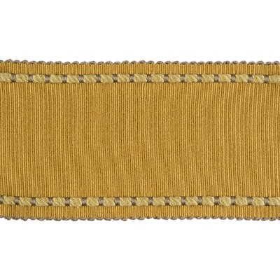Kravet Trim CABLE EDGE BAND T30733 4 in CONSTANTINOPLE Gold -  Blend Wide  Trim Tape  Trim Border  Fabric