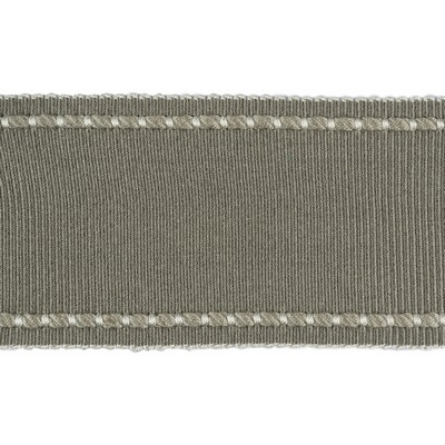 Kravet Trim CABLE EDGE BAND T30733 818 in CONSTANTINOPLE Grey -  Blend Wide  Trim Tape  Trim Border  Fabric