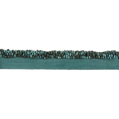 Kravet Trim Pebble Cord Indigo in LINHERR HOLLINGSWORTH BOHEME TRIM Blue -  Blend  Cord  Fabric