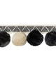 Kravet Trim PHUKET POMS IVORY/NOIR