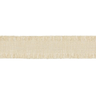Kravet Trim OUTSKIRT T30821 14 POWDER in LINHERR HOLLINGSWORTH BOHEME II White -  Blend Fire Rated Fabric Beige Trims  Trim Border  Fabric