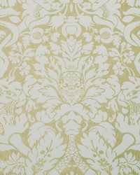 VALENTINA W0088/03 CAC GOLD by  Clarke and Clarke Wallpaper 