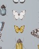 Clarke and Clarke Wallpaper PAPILIO MINERAL/GILVER
