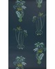 Clarke and Clarke Wallpaper JUNGLE PALMS NAVY