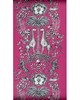 Clarke and Clarke Wallpaper KRUGER MAGENTA