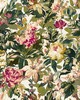 Clarke and Clarke Wallpaper LILUM OLIVE RASPBERRY WP