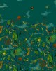 Clarke and Clarke Wallpaper CLOUD FOREST TEAL WP