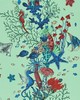 Clarke and Clarke Wallpaper SEAFOREST AQUA WP
