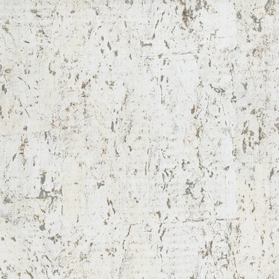 Kravet Wallcovering W3319 1 W3319.1 Silver CORK - 100% Cork and Mica Wallpaper 