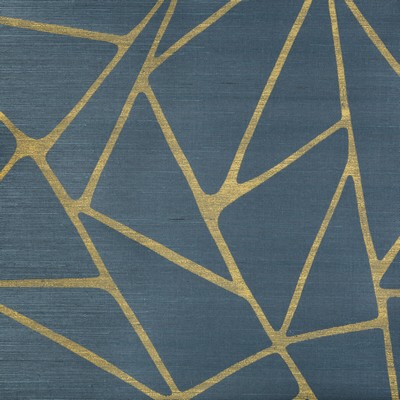 Kravet Wallcovering To The Point Teal LINHERR HOLLINGSWORTH BOHEME W3400.435 Gold SISAL - 85%;COTTON - 15% Contemporary 