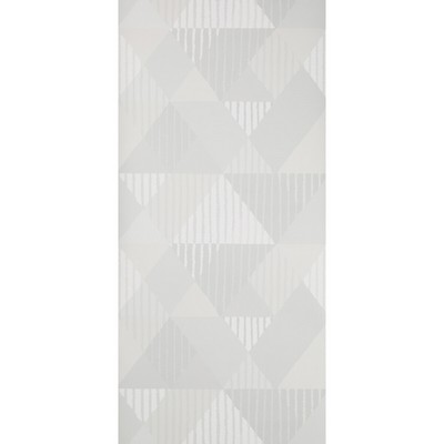 Kravet Wallcovering MOD PEAKS W3498 106 PLATINUM SARAH RICHARDSON WALLPAPER W3498.106 Brown CELLULOSE - 50%;OTHER - 30%;POLYESTER - 20% Modern Geometric Designs 