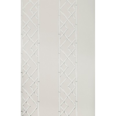 Kravet Wallcovering LATTICEWORK W3502 11 STERLING SARAH RICHARDSON WALLPAPER W3502.11 White CELLULOSE - 50%;OTHER - 30%;POLYESTER - 20% Modern Geometric Designs Striped 