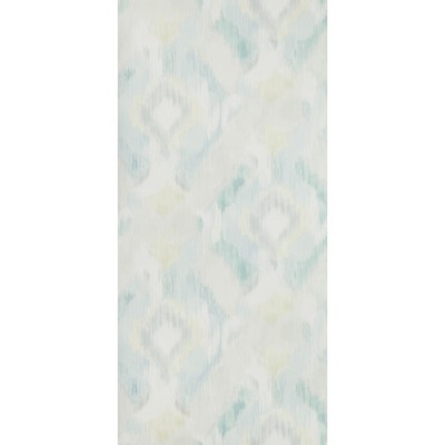 Kravet Wallcovering MIRAGE W3509 315 AQUA SARAH RICHARDSON WALLPAPER W3509.315 Green CELLULOSE - 50%;OTHER - 30%;POLYESTER - 20% Contemporary Ethnic and Global 