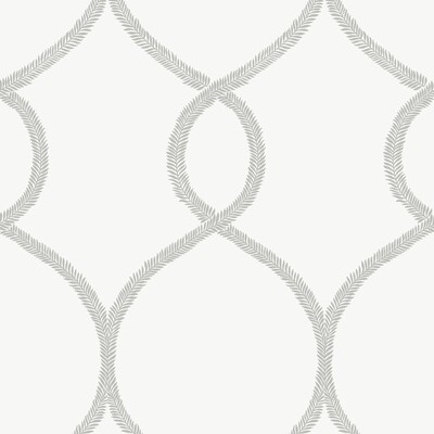Kravet Wallcovering Kravet Design W3722 11 W3722-11 RONALD REDDING W3722.11 Grey PAPER - 100% Lattice and Trellis Wallpaper 