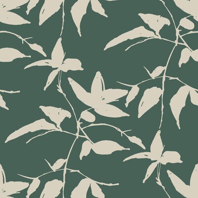 Kravet Wallcovering Kravet Design W3749 3 W3749-3 RONALD REDDING W3749.3 Silver NON WOVEN - 100% Flower Wallpaper Leaves Trees and Vines Wallpaper 