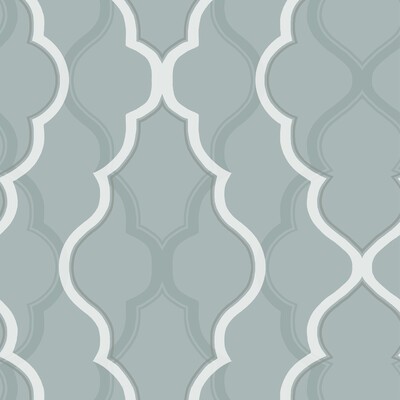 Kravet Wallcovering Kravet Design W3799 35 W3799-35 CANDICE OLSON COLLECTION W3799.35 White NON WOVEN - 100% Damask Wallpaper Diamonds and Ogee 