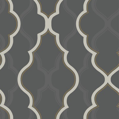 Kravet Wallcovering Kravet Design W3799 8 W3799-8 CANDICE OLSON COLLECTION W3799.8 Beige NON WOVEN - 100% Damask Wallpaper Diamonds and Ogee 