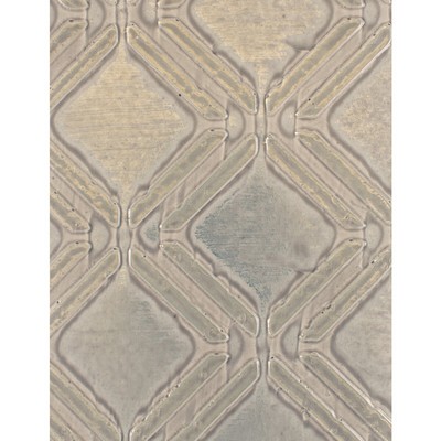 Terra WDW2284 WT Silver Dollar Distinctive Walls WDW2284.WT Silver Polyester/Cellulose Tiles and Tiled Wallcoverings Diamonds and Ogee 