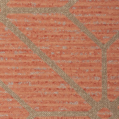 RADIUS TRELLIS WHF3021 CAYENNE Thom Filicia WHF3021.WT Red VINYL - 86%;CELLULOSE - 7%;POLYESTER - 7% Contemporary Striped 