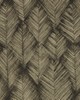 Clarke and Clarke Wallpaper FOLIUS CHARCOAL GILVER WP