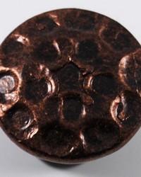 Hammered Metal Rosette Aged Copper by  Brimar 