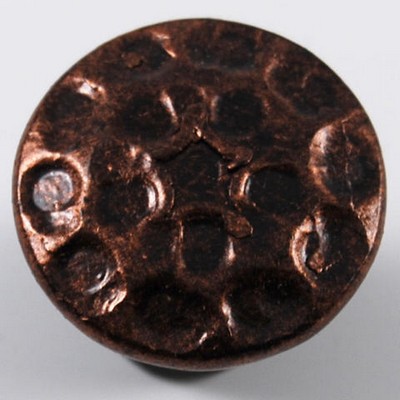 Brimar Hammered Metal Rosette Aged Copper in Signature Metal DA132-ACO  Curtain Rosettes 