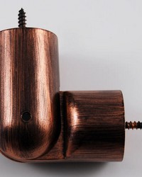 1.5 Adjustable Metal Elbow Aged Copper by  Brimar 
