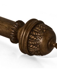 Stockbridge Finial Dark Walnut by   