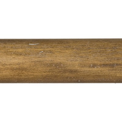 Brimar 4 Ft Smooth Wood Pole Antique Oak in English Manor DEM20-AOK  A Whole Enchilada Wood Curtain Rods 