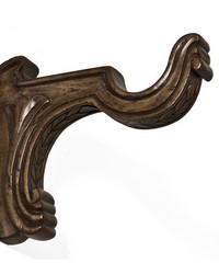 Decorative Cup Bracket Dark Walnut by   