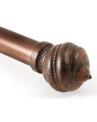 Canterbury Finial Aged Copper by   