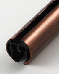 4 Ft Metal Traverse Pole Aged Copper by  Brimar 