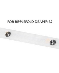 Ripplefold Snap Tape Clear by   