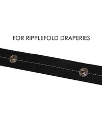 Ripplefold Snap Tape Black by   