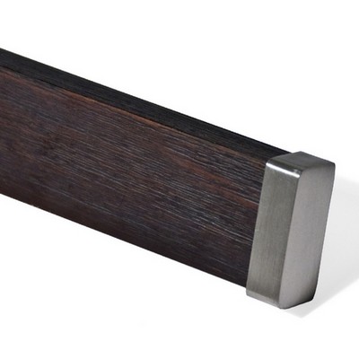 Brimar 8 Ft Pole With Track Dark Brown in Platforms DPL21 TBK Texture Wood
