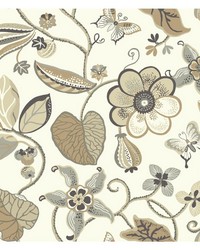 Carey Lind Vibe Sea Floral Wallpaper by   