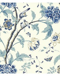 Carey Lind Vibe Teahouse Floral Wallpaper by  Carey Lind 