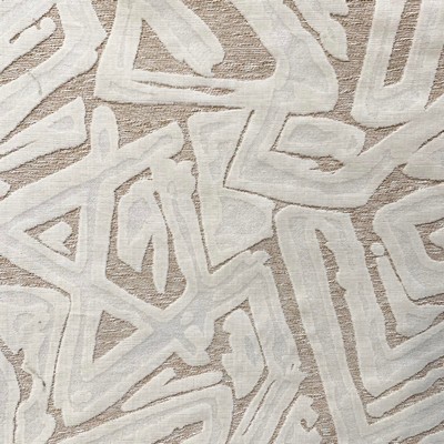 Magnolia Fabrics Examon Peak Off White/ivory Upholstery VIS  Blend Fire Rated Fabric Geometric  High Performance CA 117   Fabric MagFabrics  MagFabrics Examon Peak
