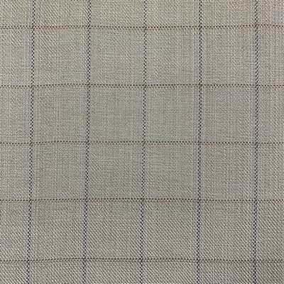 Magnolia Fabrics Percy Wool 10409 Grey COTTON COTTON Fire Rated Fabric Check  Heavy Duty CA 117  Fabric