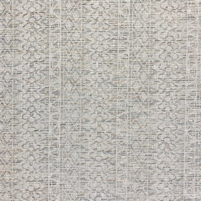 Magnolia Fabrics Rollins Glacier 10414 White Multipurpose POLY/  Blend Fire Rated Fabric Light Duty CA 117  Ethnic and Global  Striped  Fabric