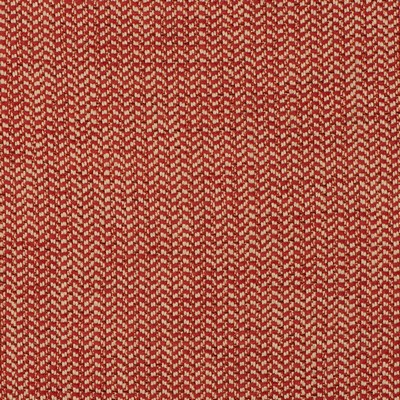 Magnolia Fabrics Insideout Peyton Salsa 10508 Red Poly  Blend Fire Rated Fabric CA 117  NFPA 260  Herringbone  Fabric