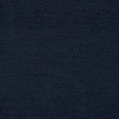 Magnolia Fabrics Insideout Kenzie Indigo 10553 Blue Poly  Blend Fire Rated Fabric CA 117  NFPA 260  Herringbone  Fabric