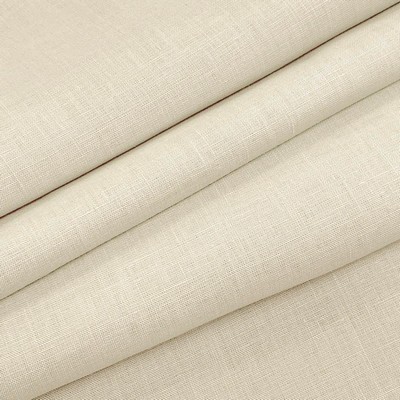 Magnolia Fabrics Emma Linen Snow 10624 White %  Blend Fire Rated Fabric Medium Duty CA 117  100 percent Solid Linen  Fabric